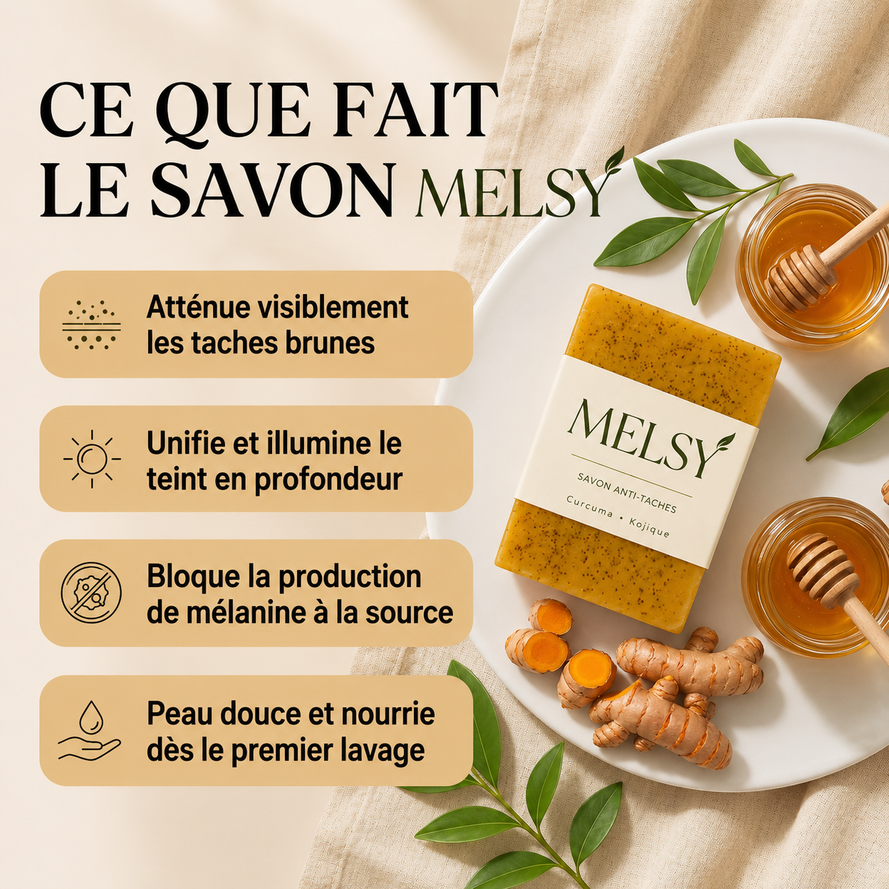 Savon Anti-Taches Melsy