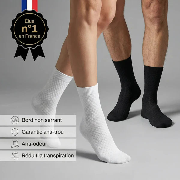 CHAUSSETTES MELSY EN FIBRE DE BAMBOU PREMIUM